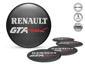 Renault Design Emblema Cupola Loghi Ruota Resina